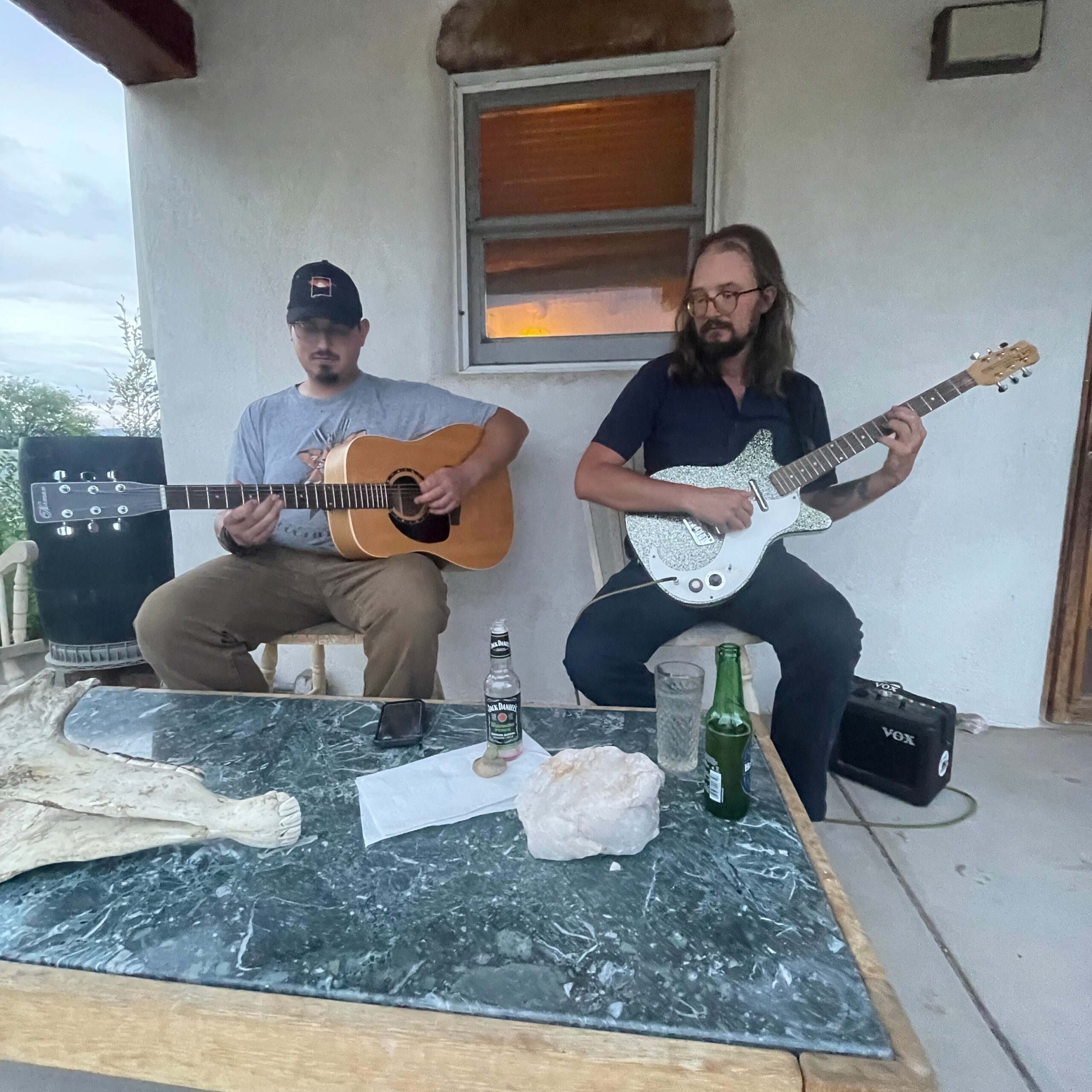 Session in progress, Northern New Mexico